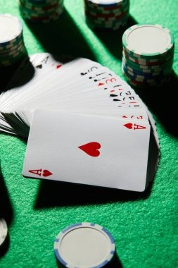 Live casino floor with multiple gaming tables